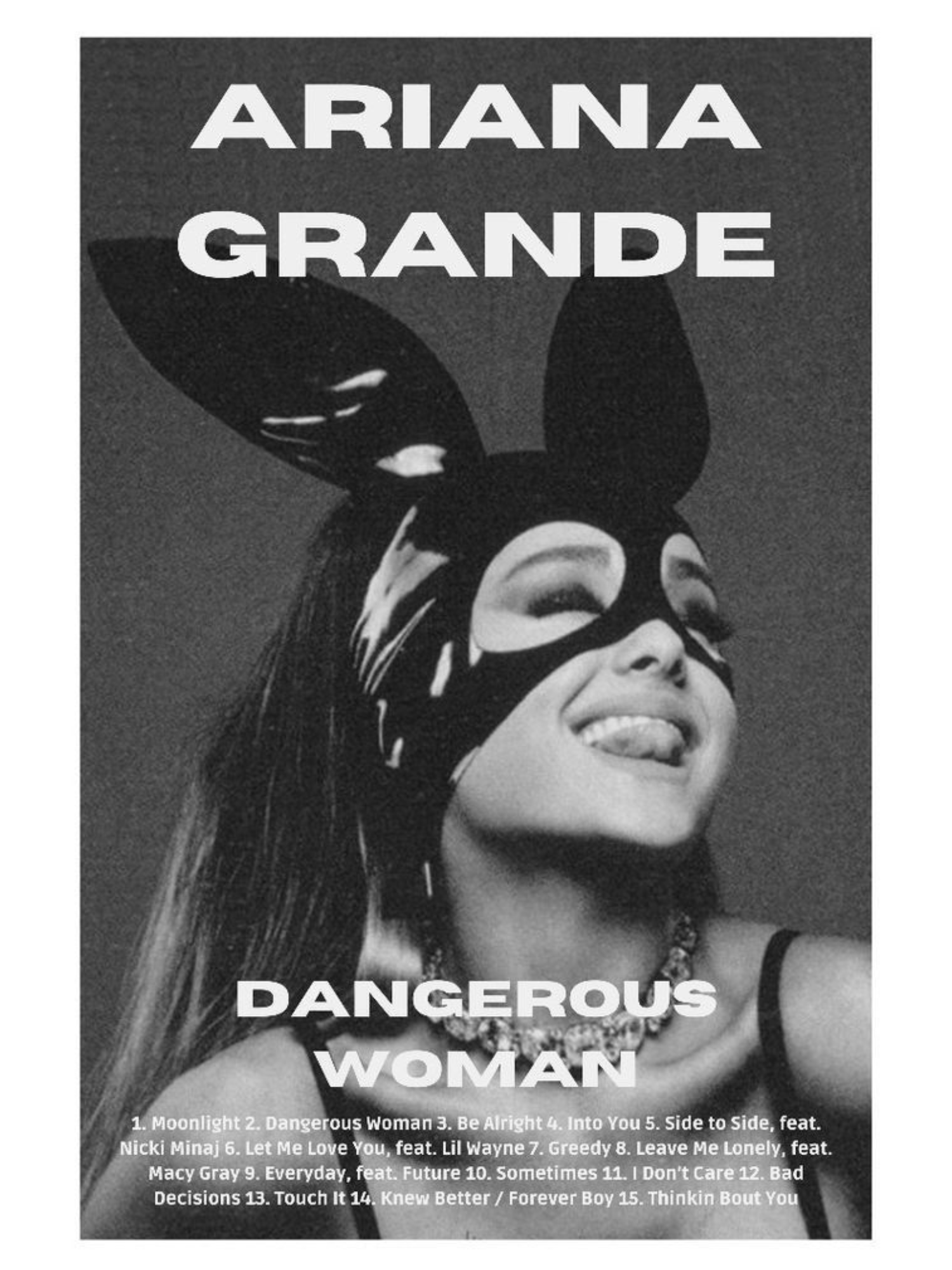 Ariana Grande "Dangerous Woman" Poster