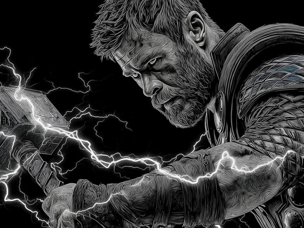 Thor "The God Of Thunder" Poster