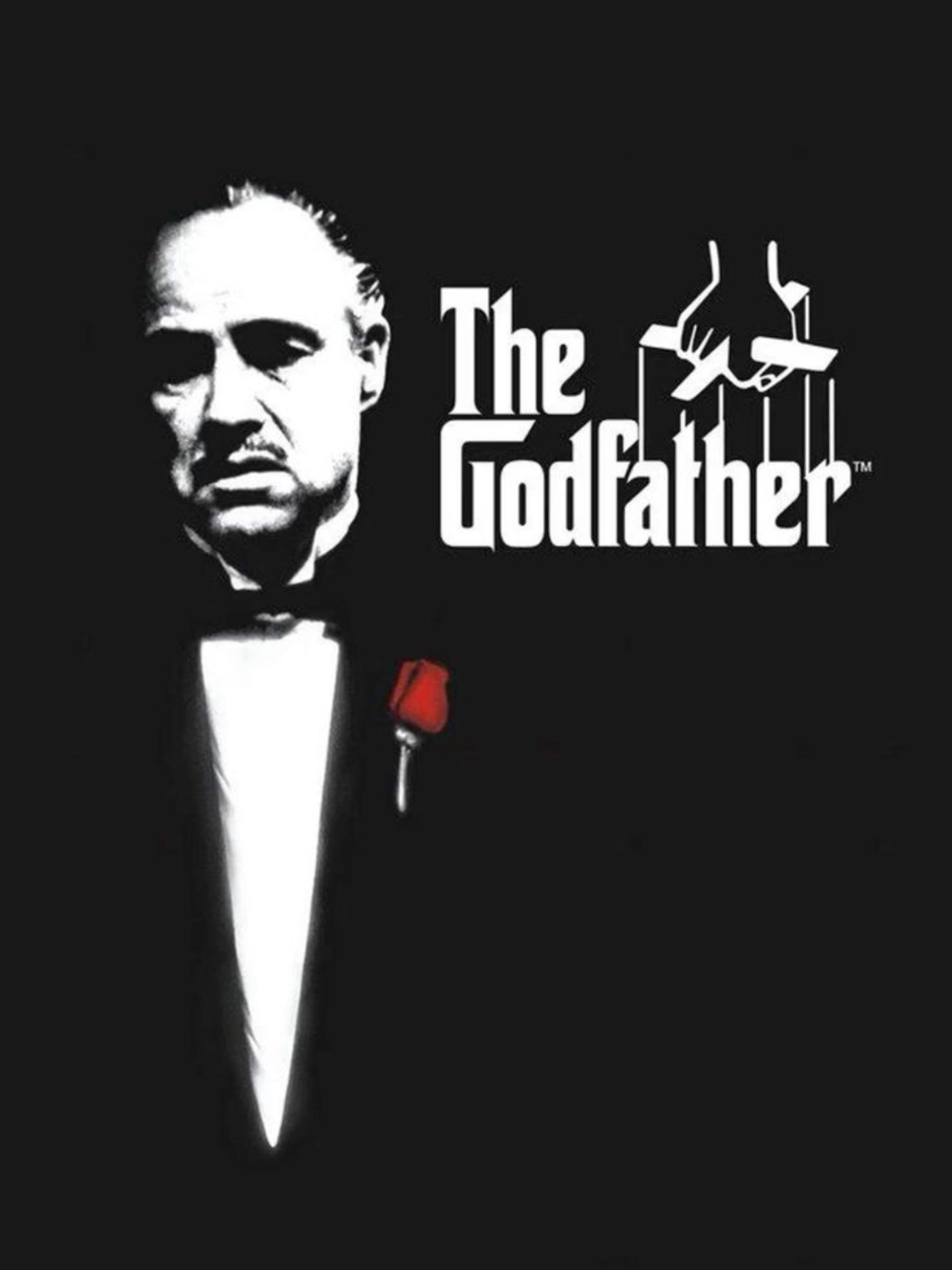 The Godfather Silver Poster