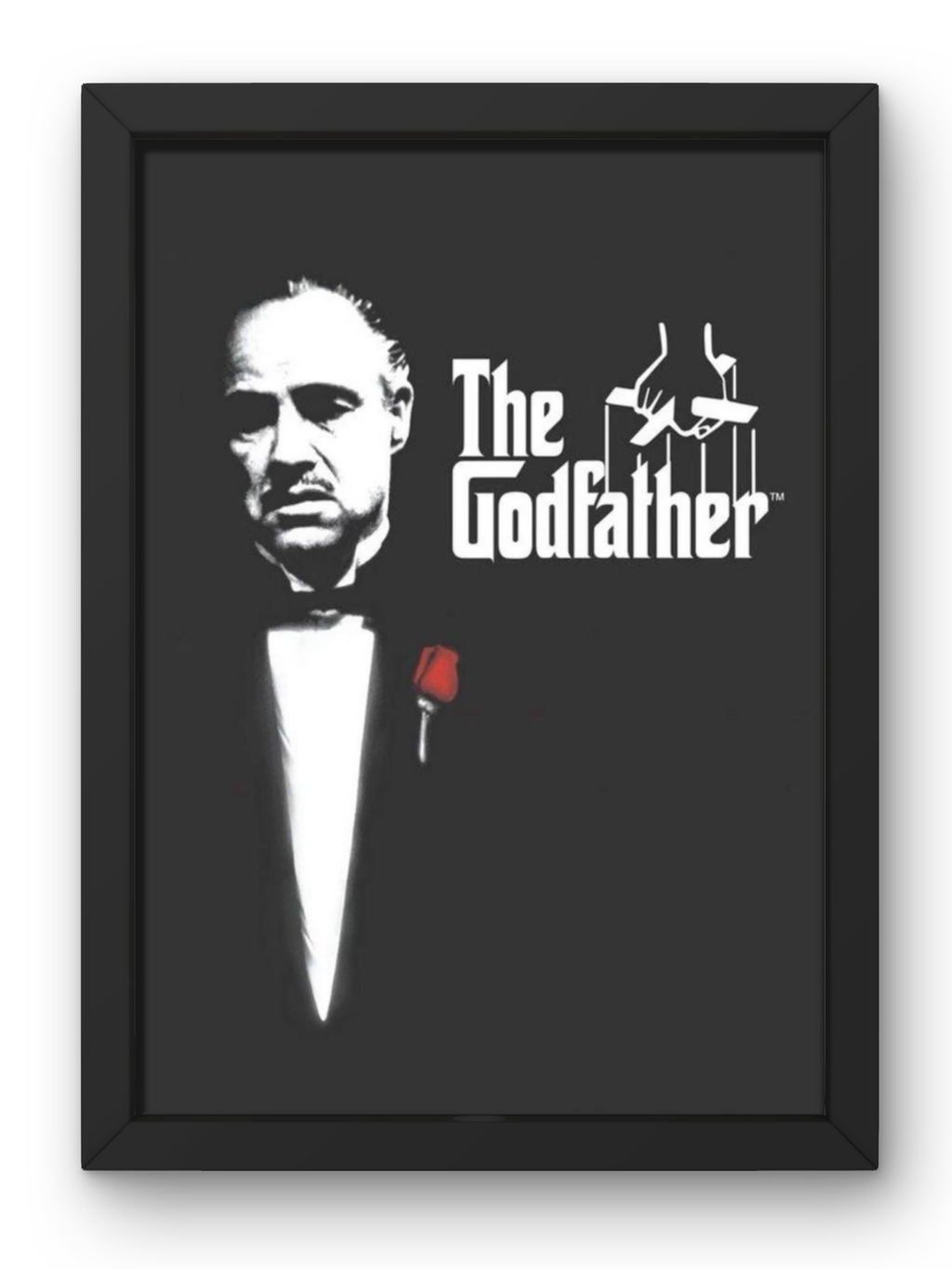 The Godfather Silver Poster