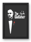 The Godfather Silver Poster