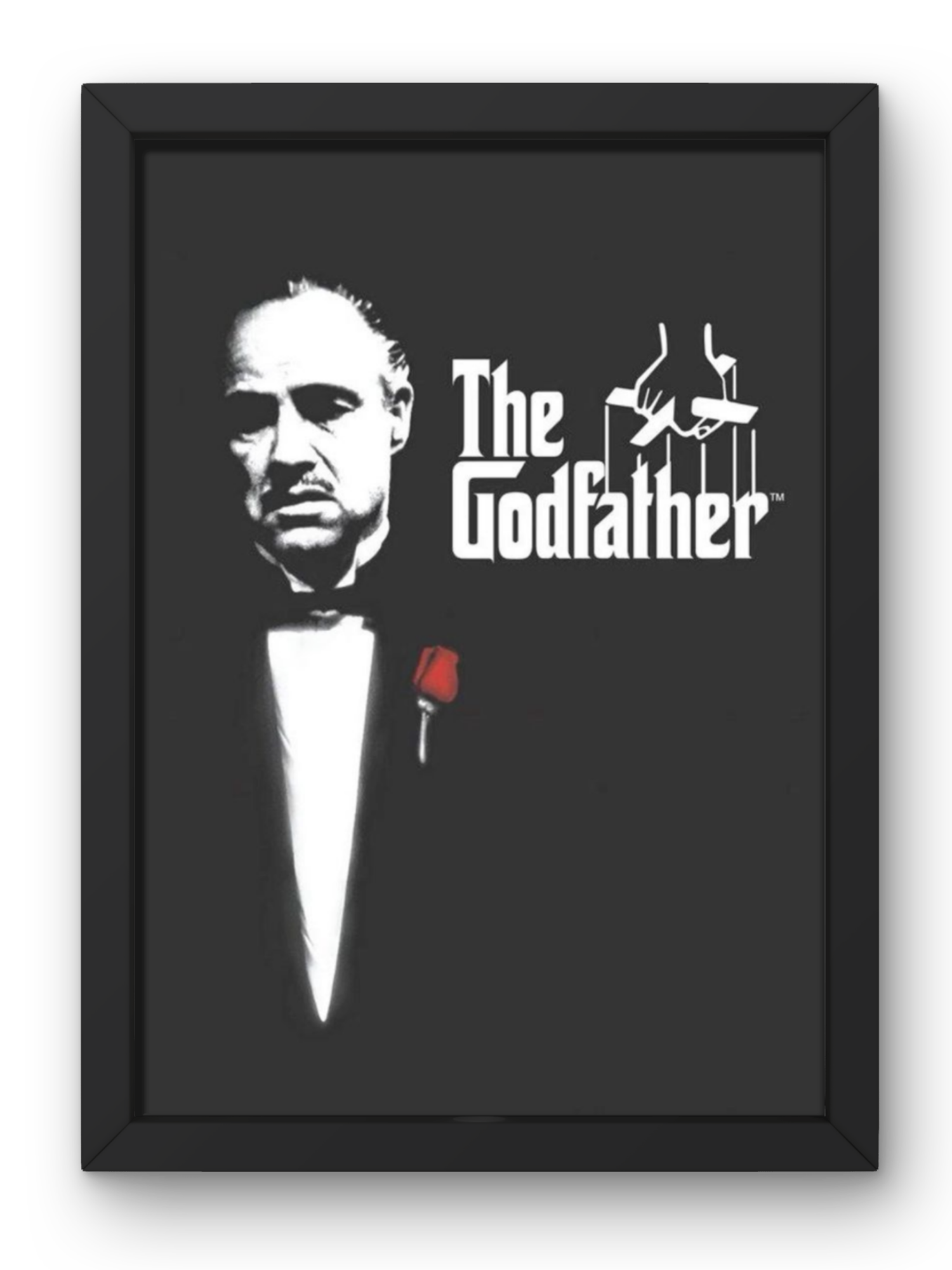 The Godfather Silver Poster