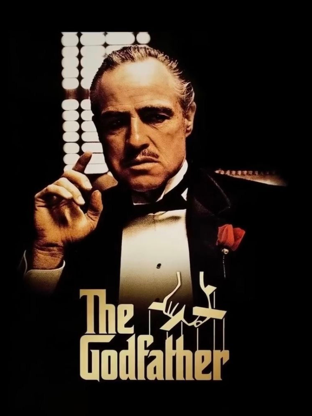 The Godfather Gold Poster