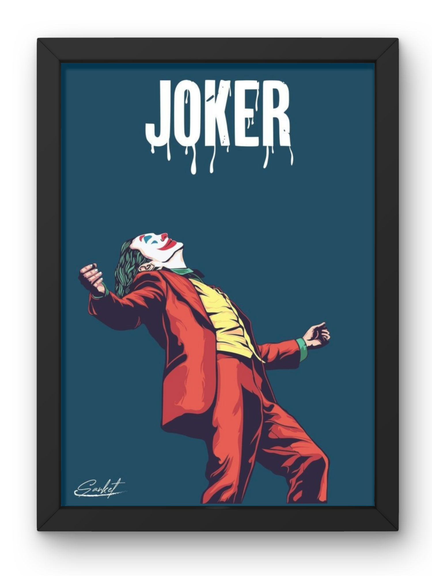 Joker Paint Art Poster