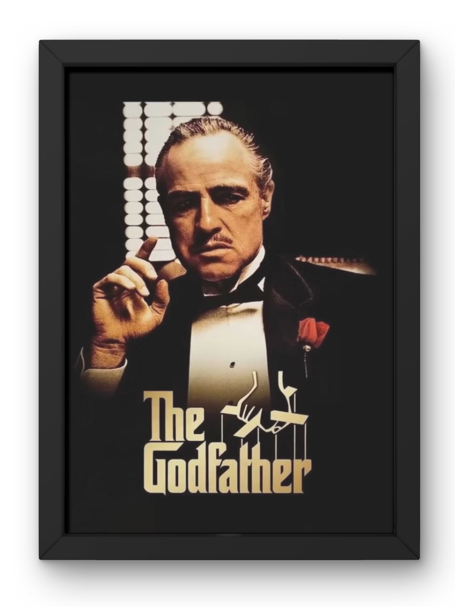 The Godfather Gold Poster