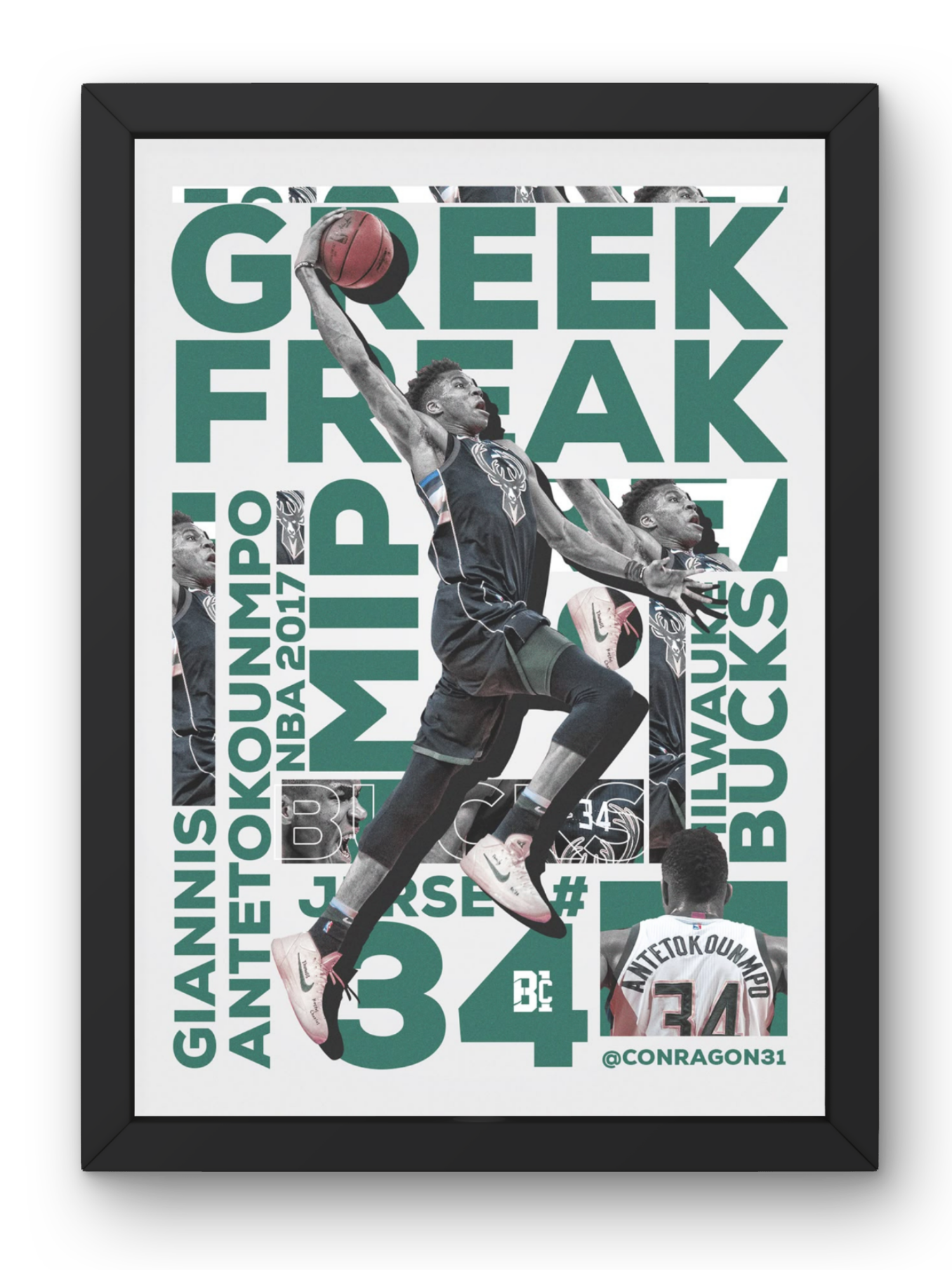 Giannis Antetokounmpo Poster