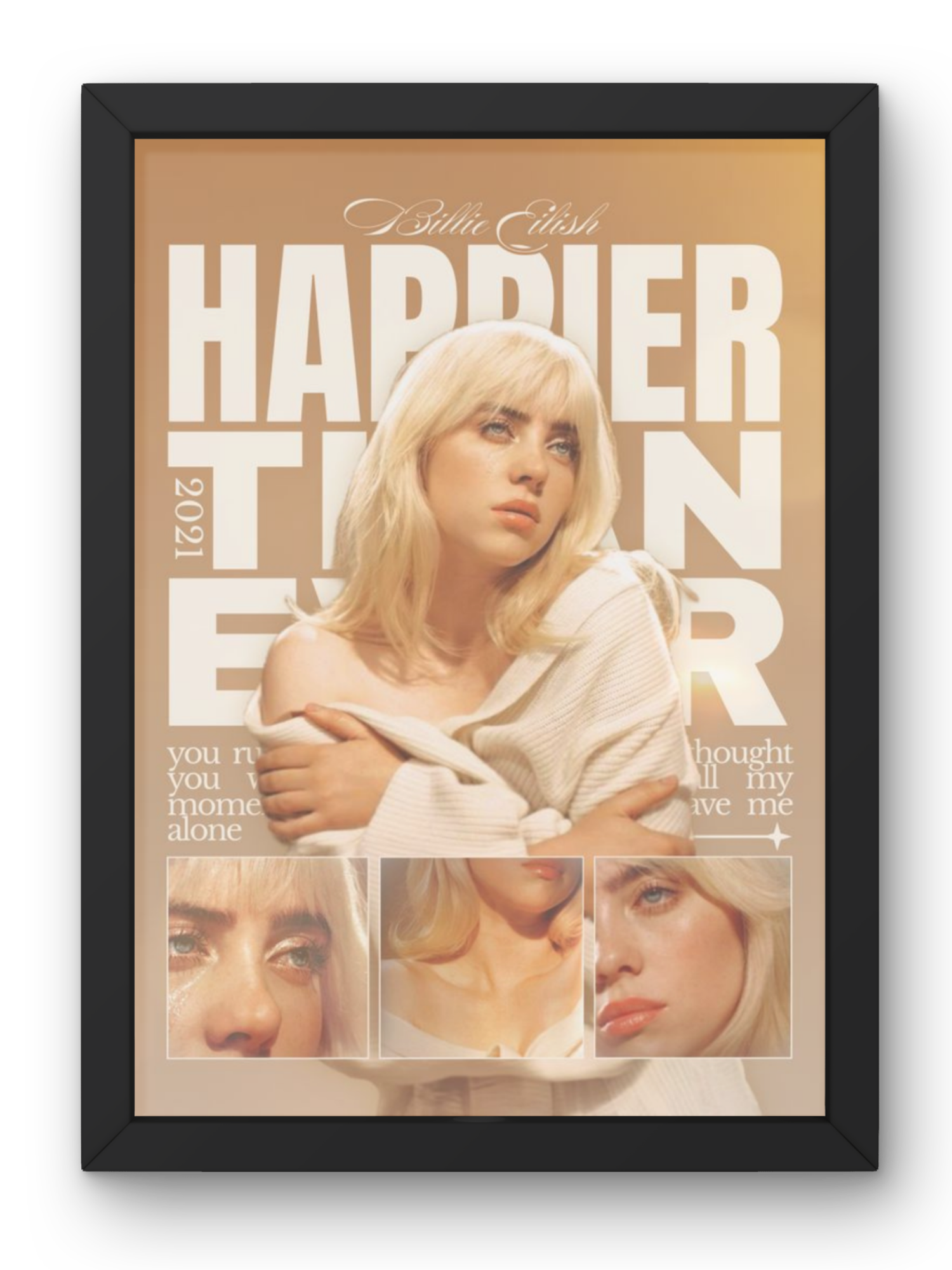 Billie Eilish "Happier Than Ever" Poster
