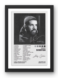 Drake "Scorpion" Album Poster