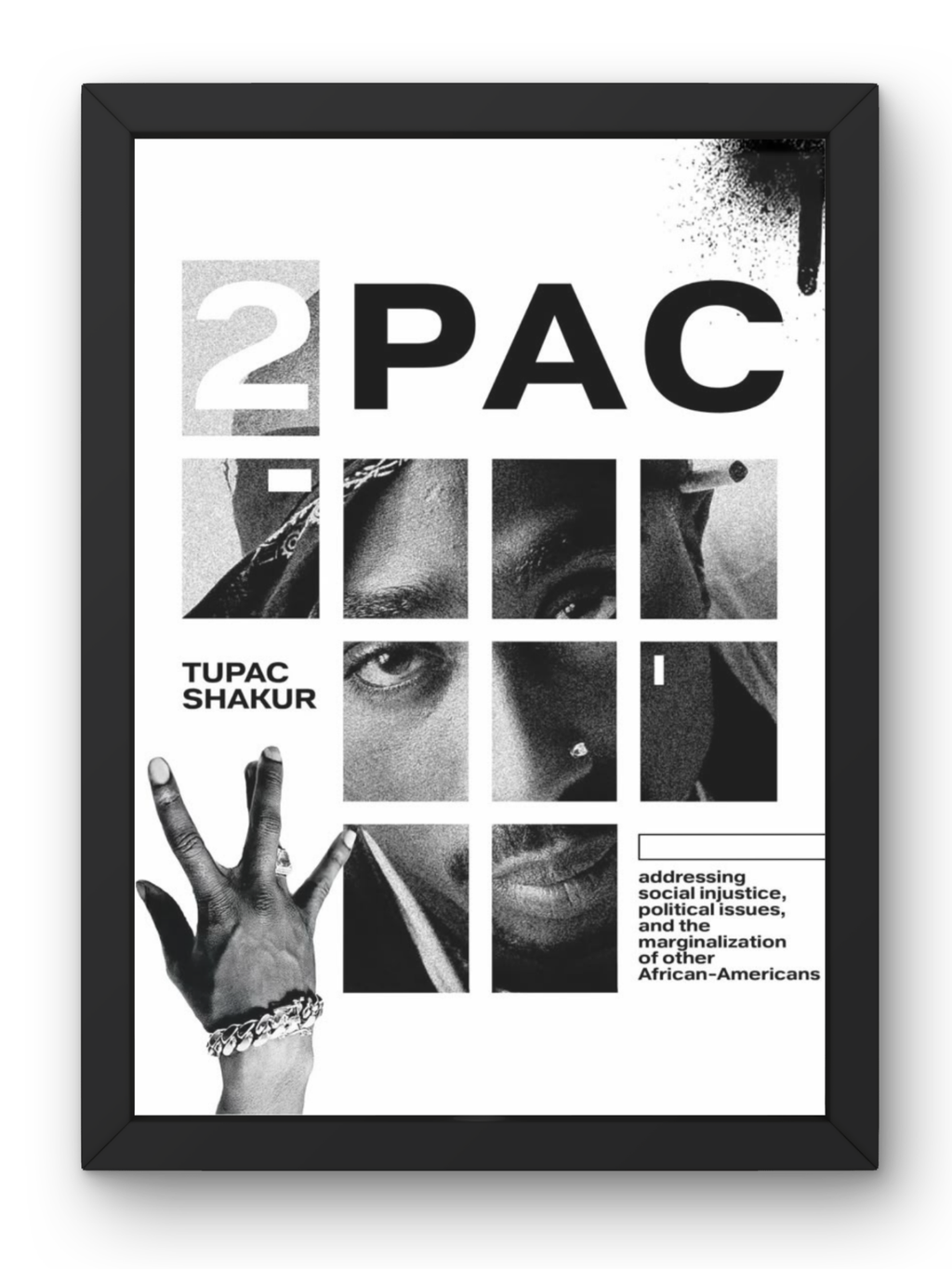 2Pac (Tupac Shakur) Poster