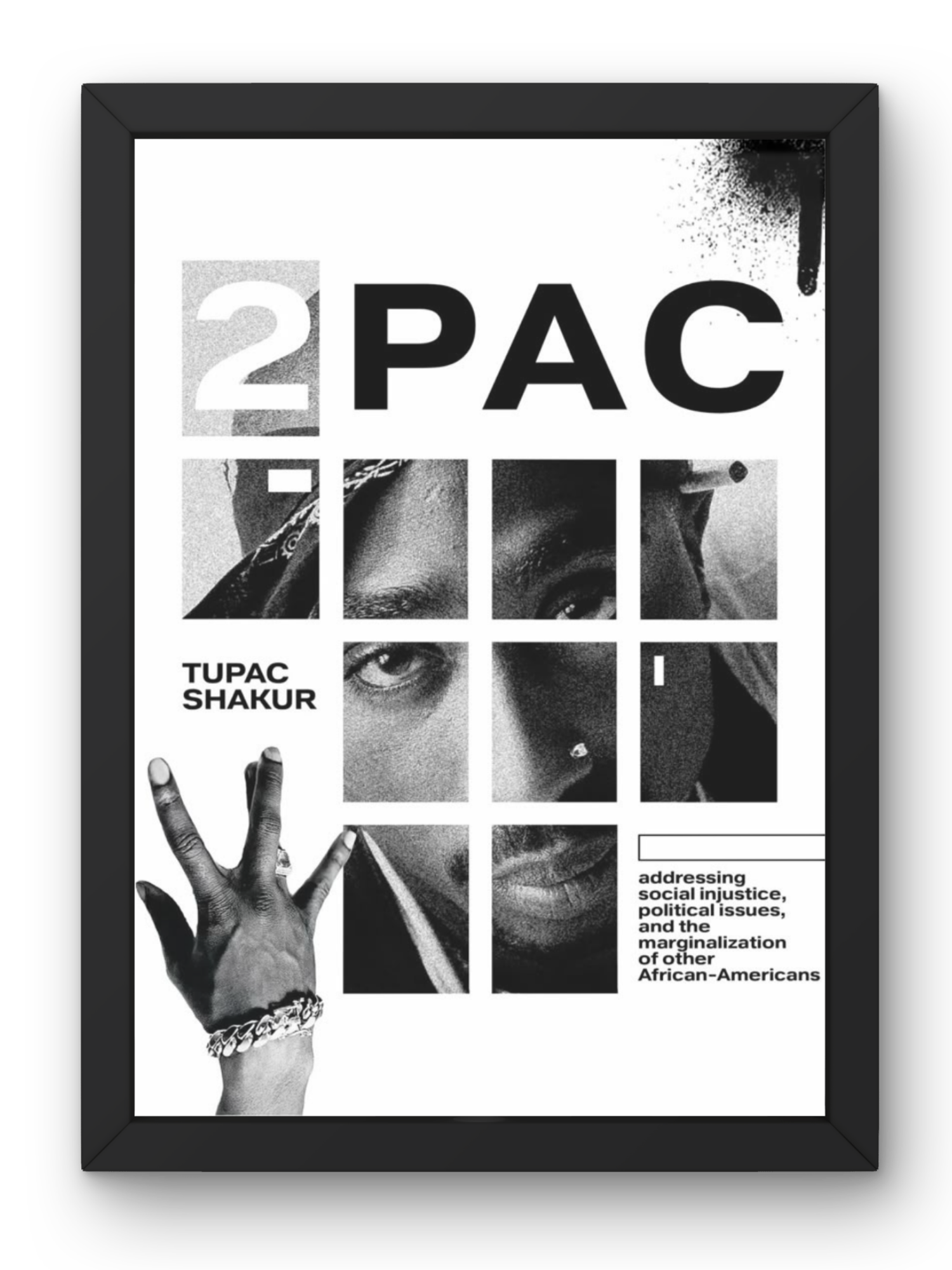 2Pac (Tupac Shakur) Poster
