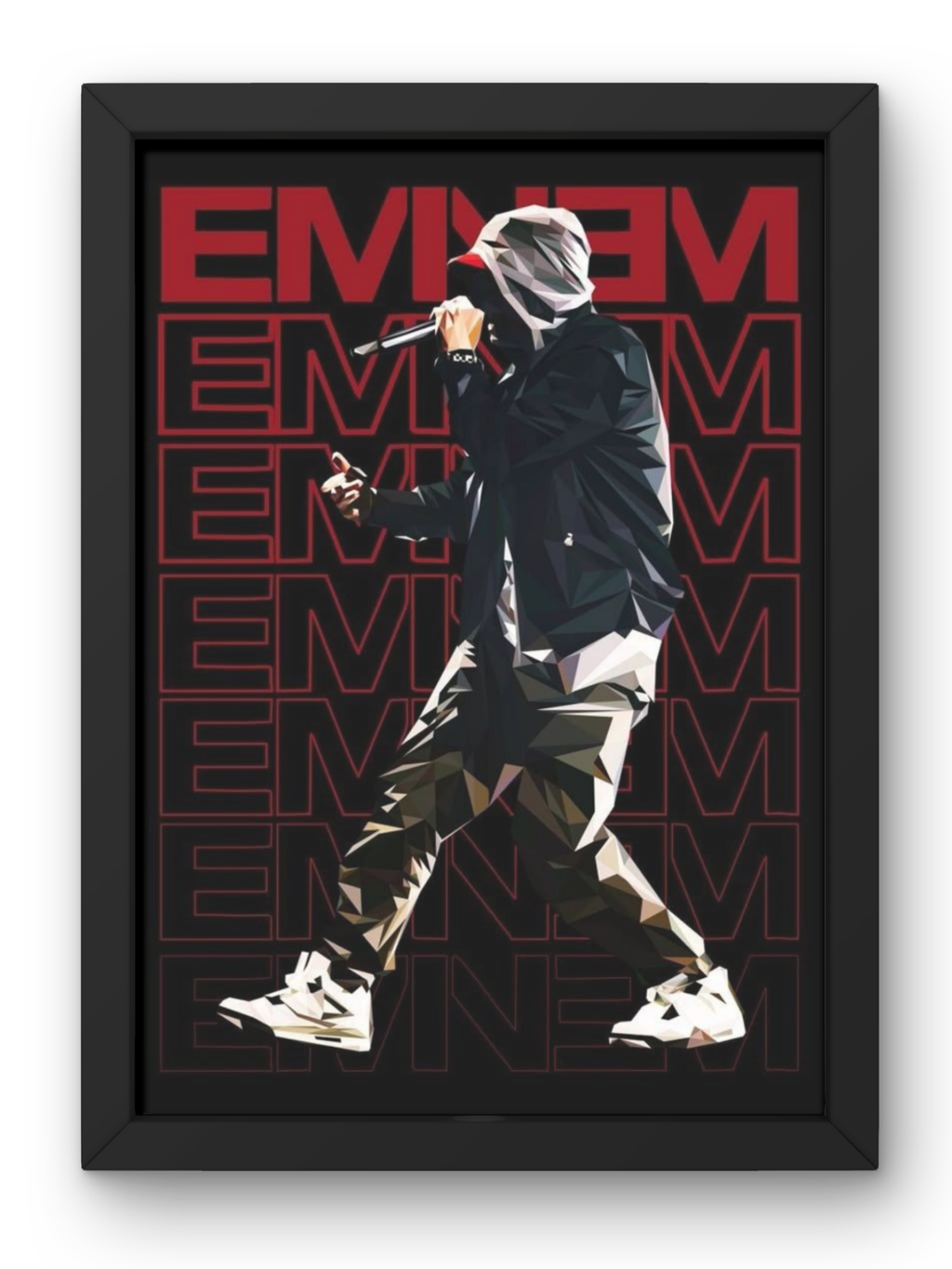 Eminem Stage Geometric Poster