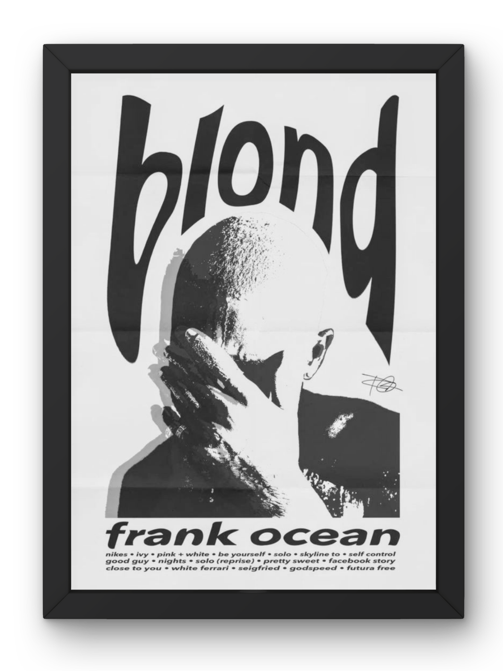 Frank Ocean "Blonde" Poster