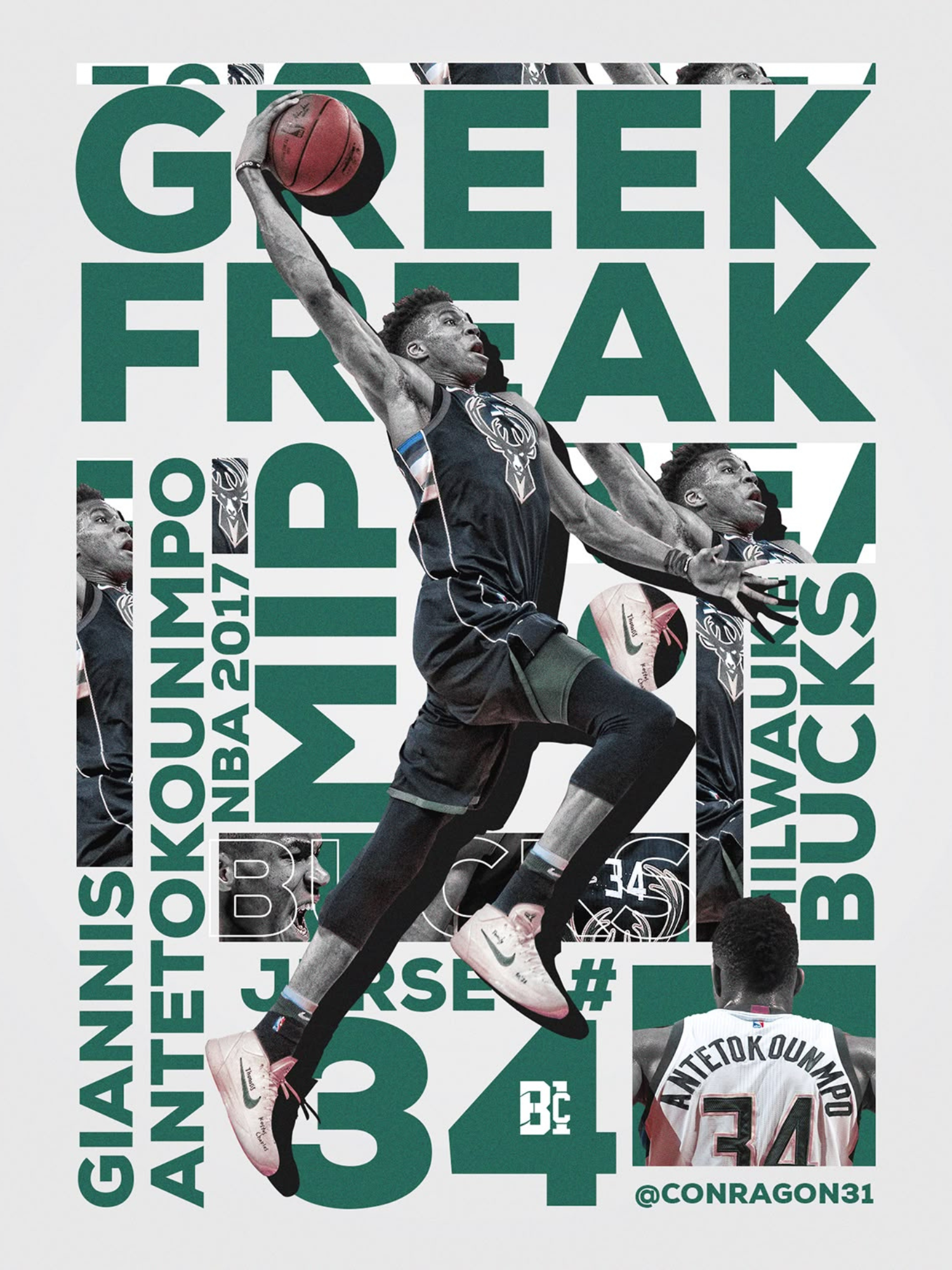 Giannis Antetokounmpo Poster