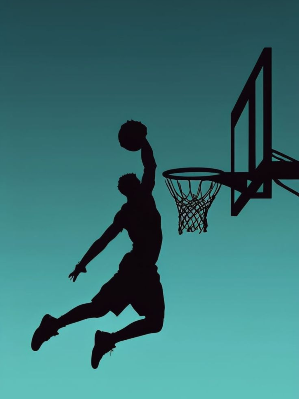 Basketball Art Poster