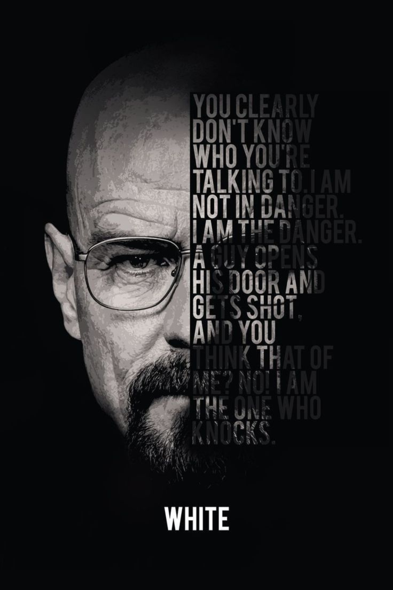 Walter White Quote Poster