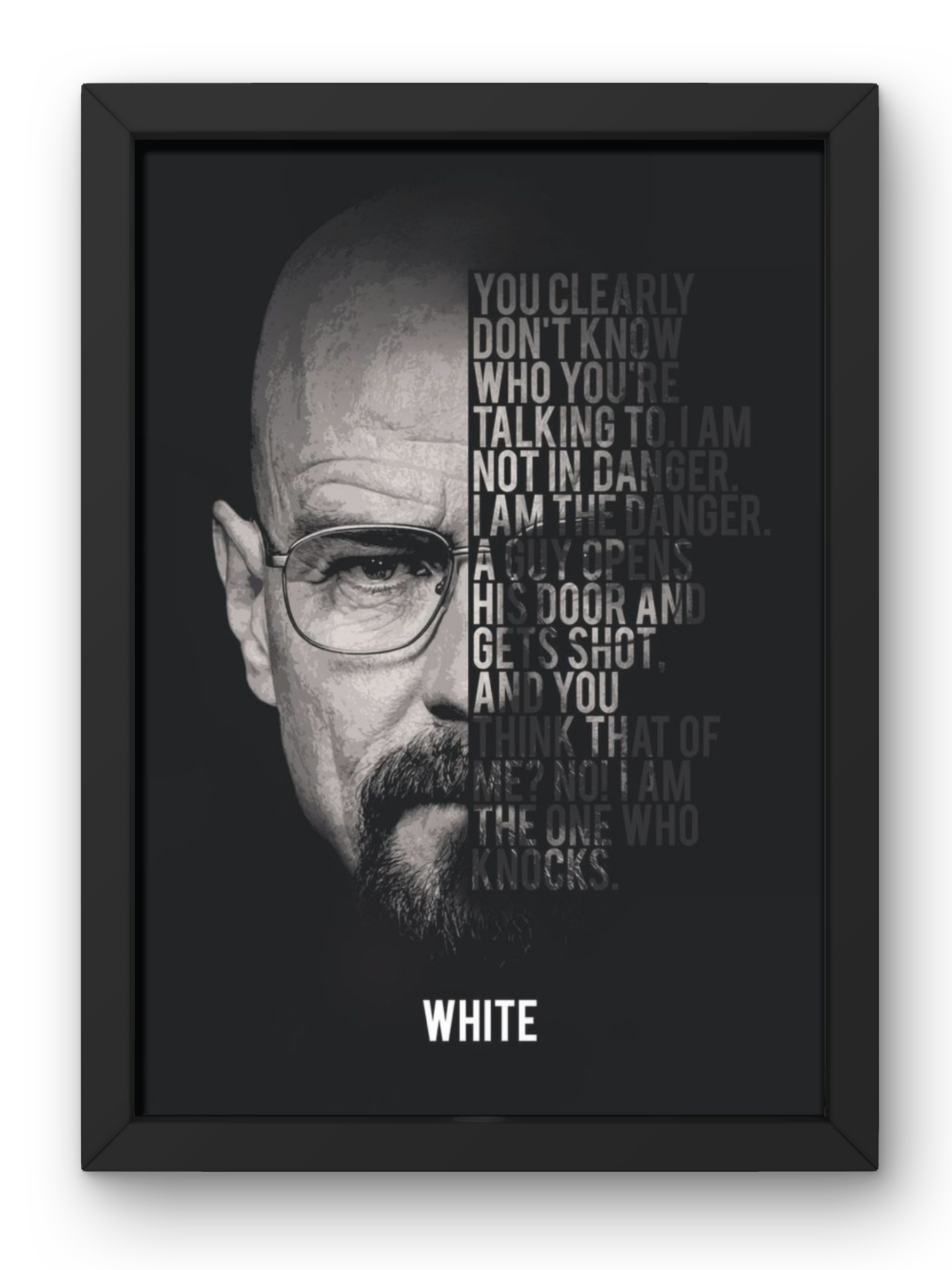 Walter White Quote Poster