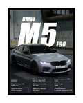BMW M5 F90 Poster