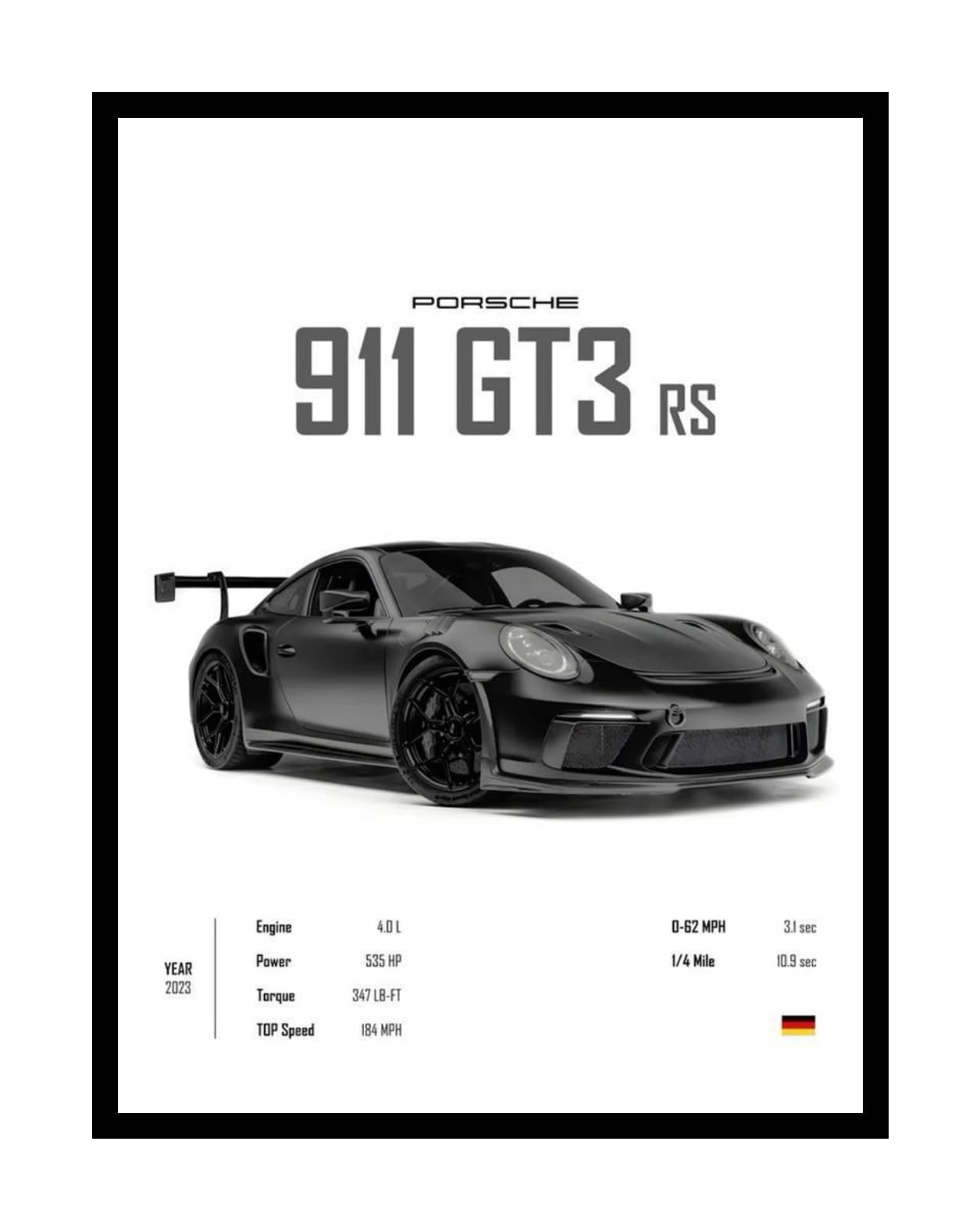 Porsche 911 GT3 RS Poster