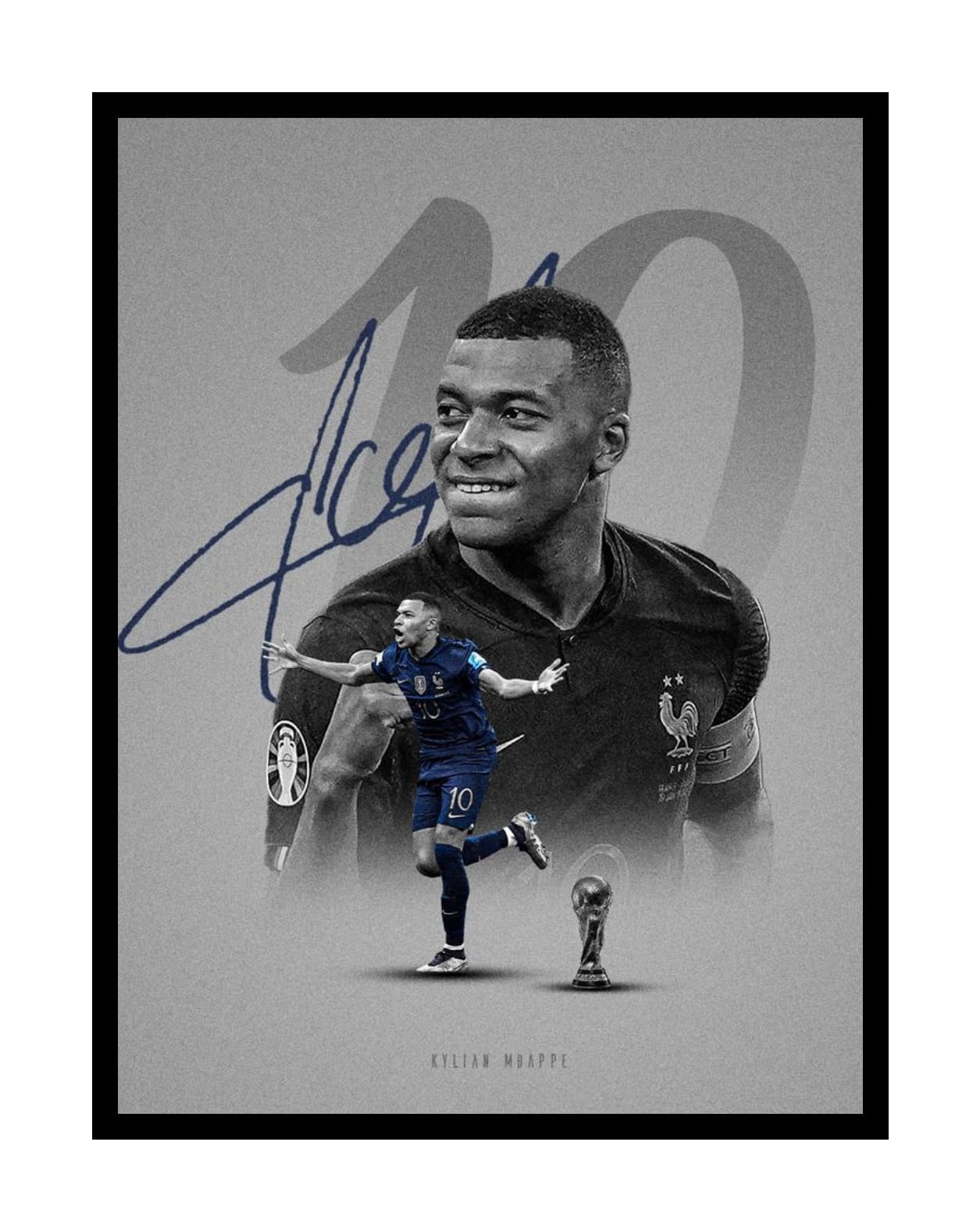 Kylian Mbappé Poster
