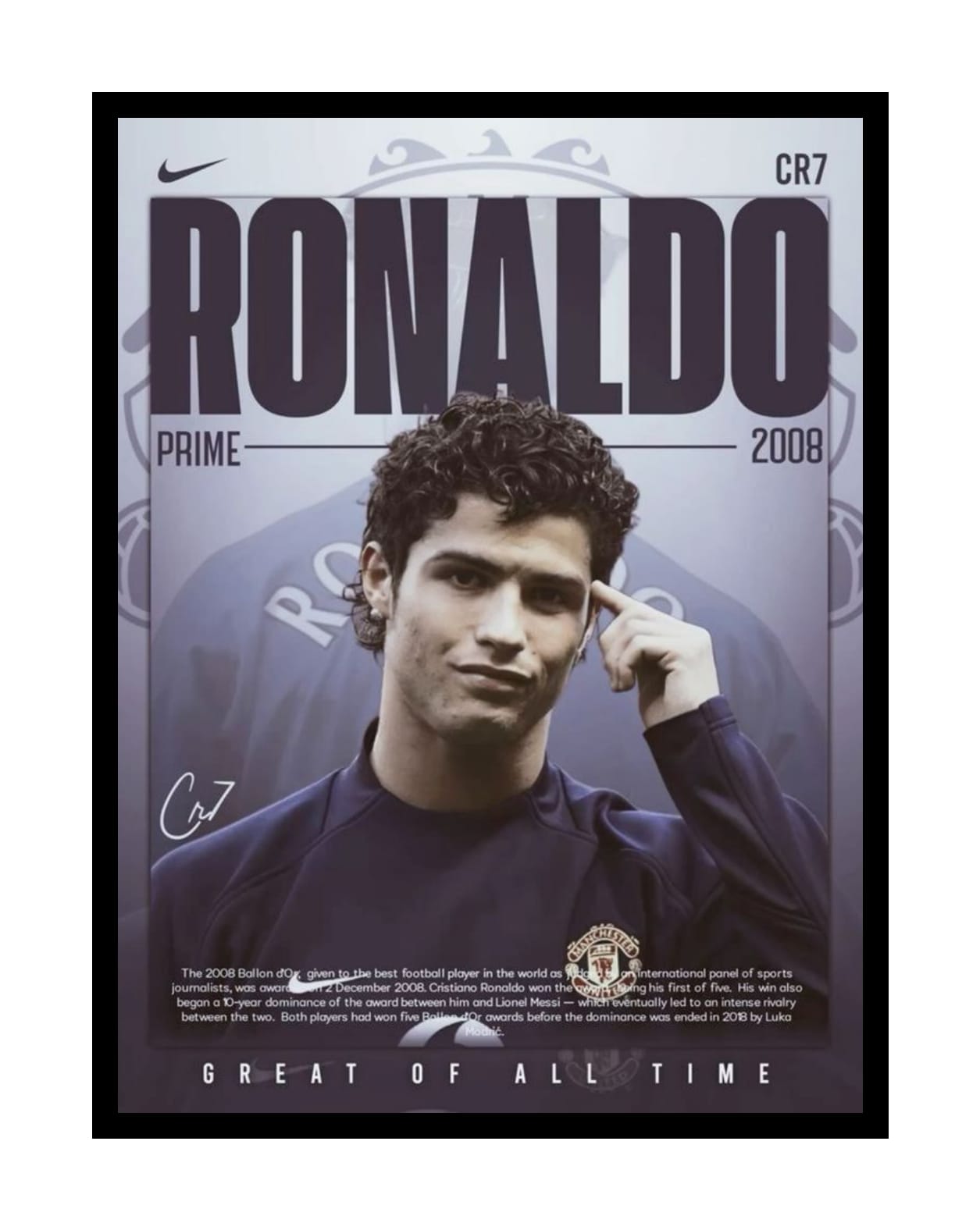 Cristiano Ronaldo (Man United) Poster
