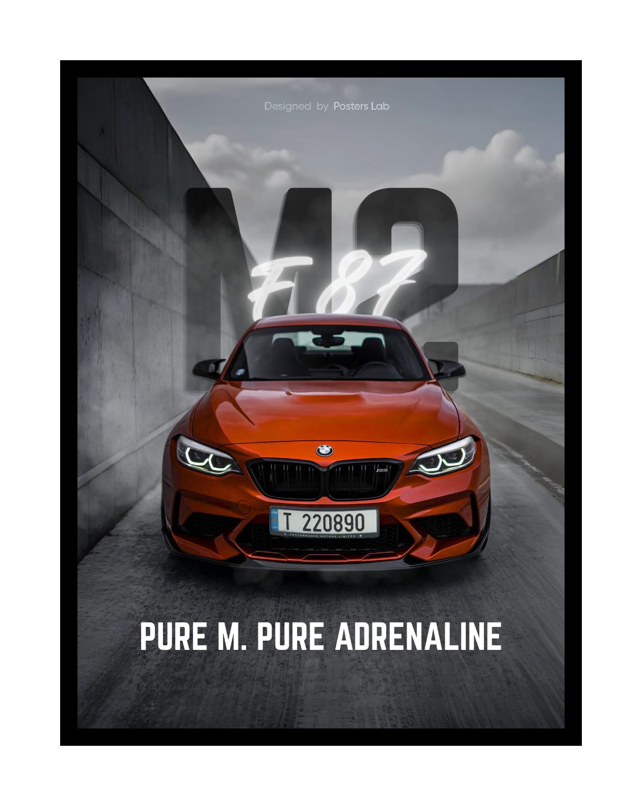 BMW M2 F87 Poster