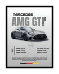 Mercedes GT AMG Black Series Poster