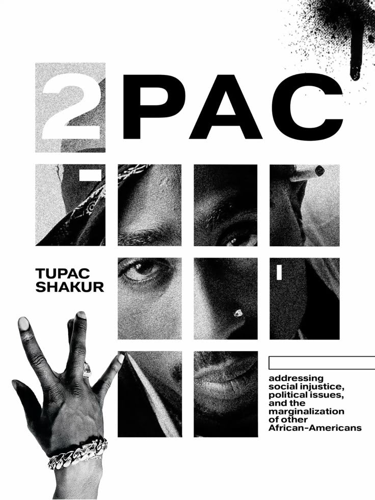 2Pac (Tupac Shakur) Poster